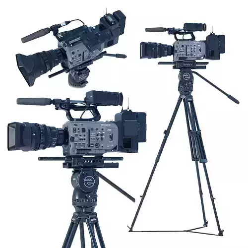 SONY Cinema FX9 Camera 3D model