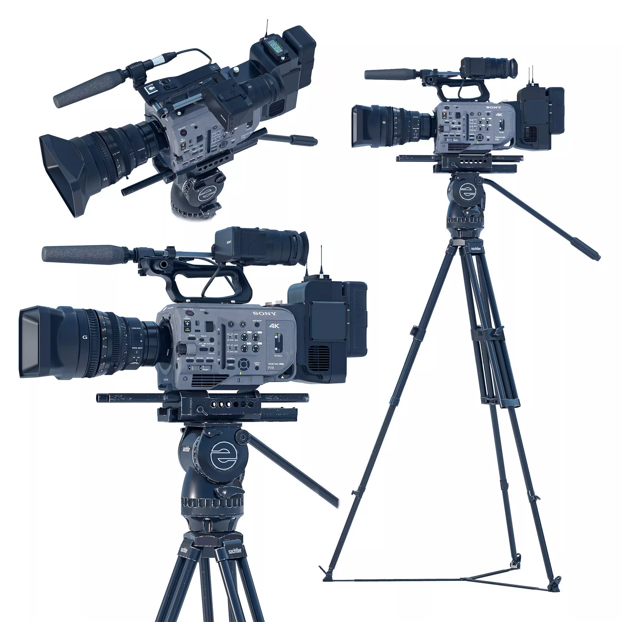 SONY Cinema FX9 Camera 3D model_0