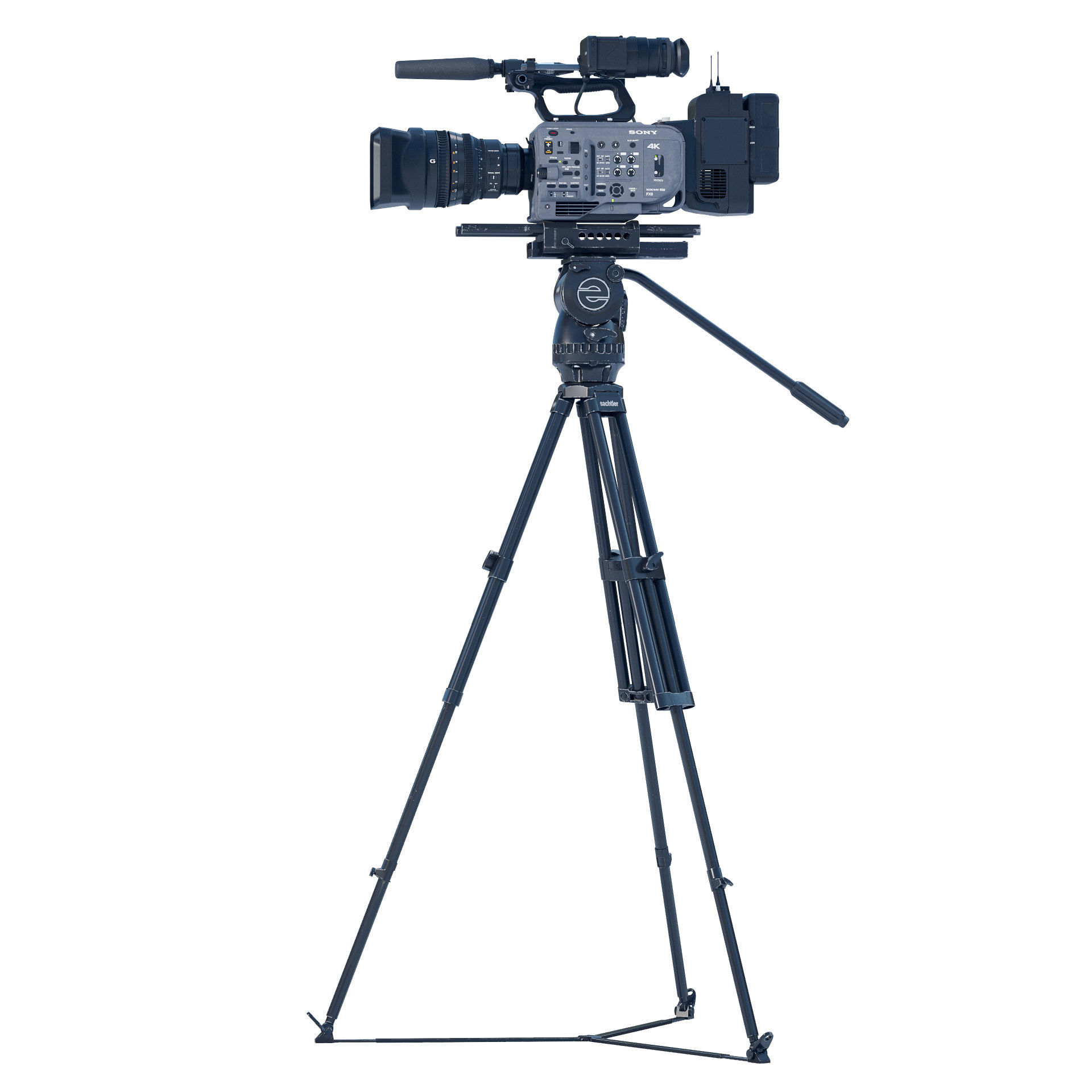 SONY Cinema FX9 Camera 3D model_6