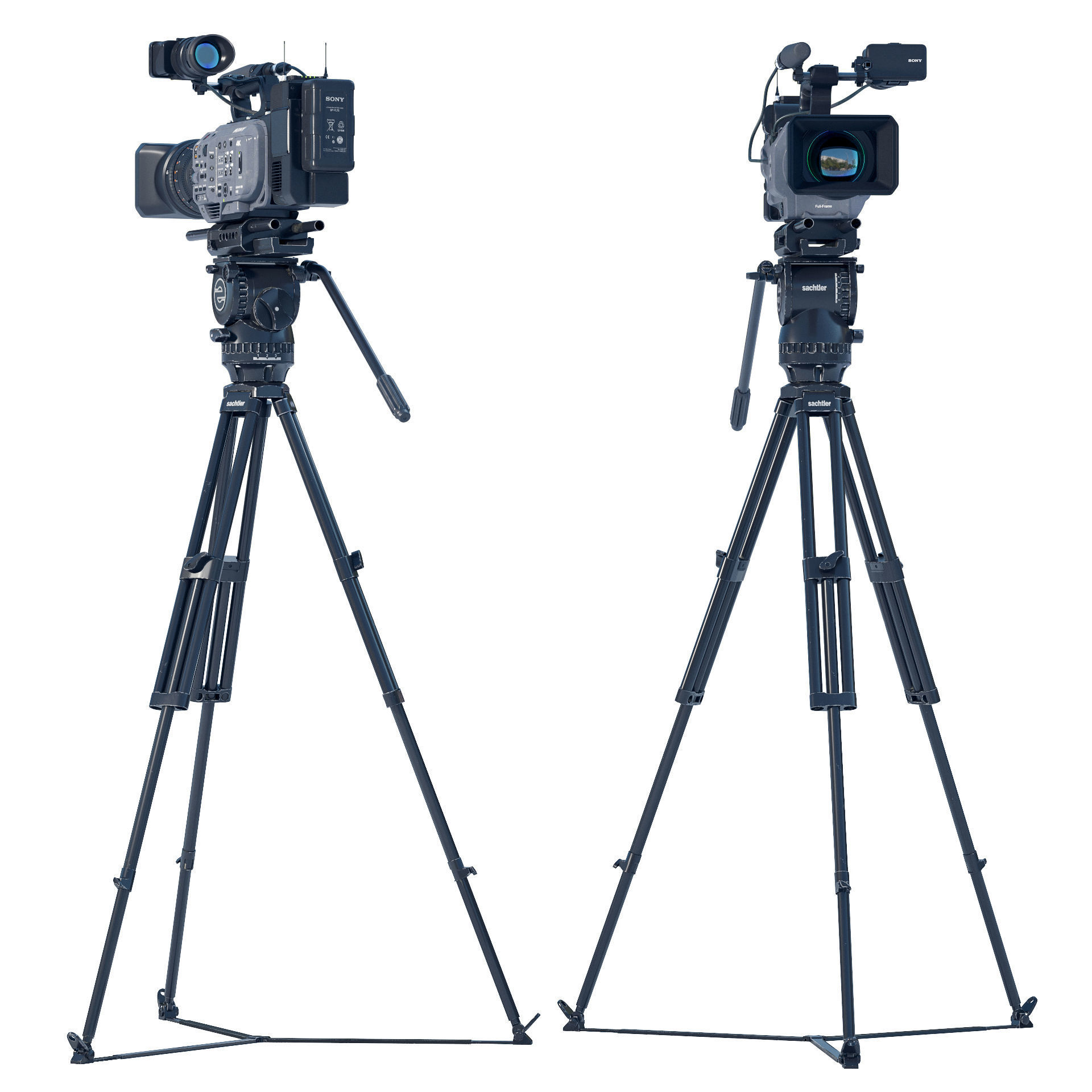 SONY Cinema FX9 Camera 3D model_9