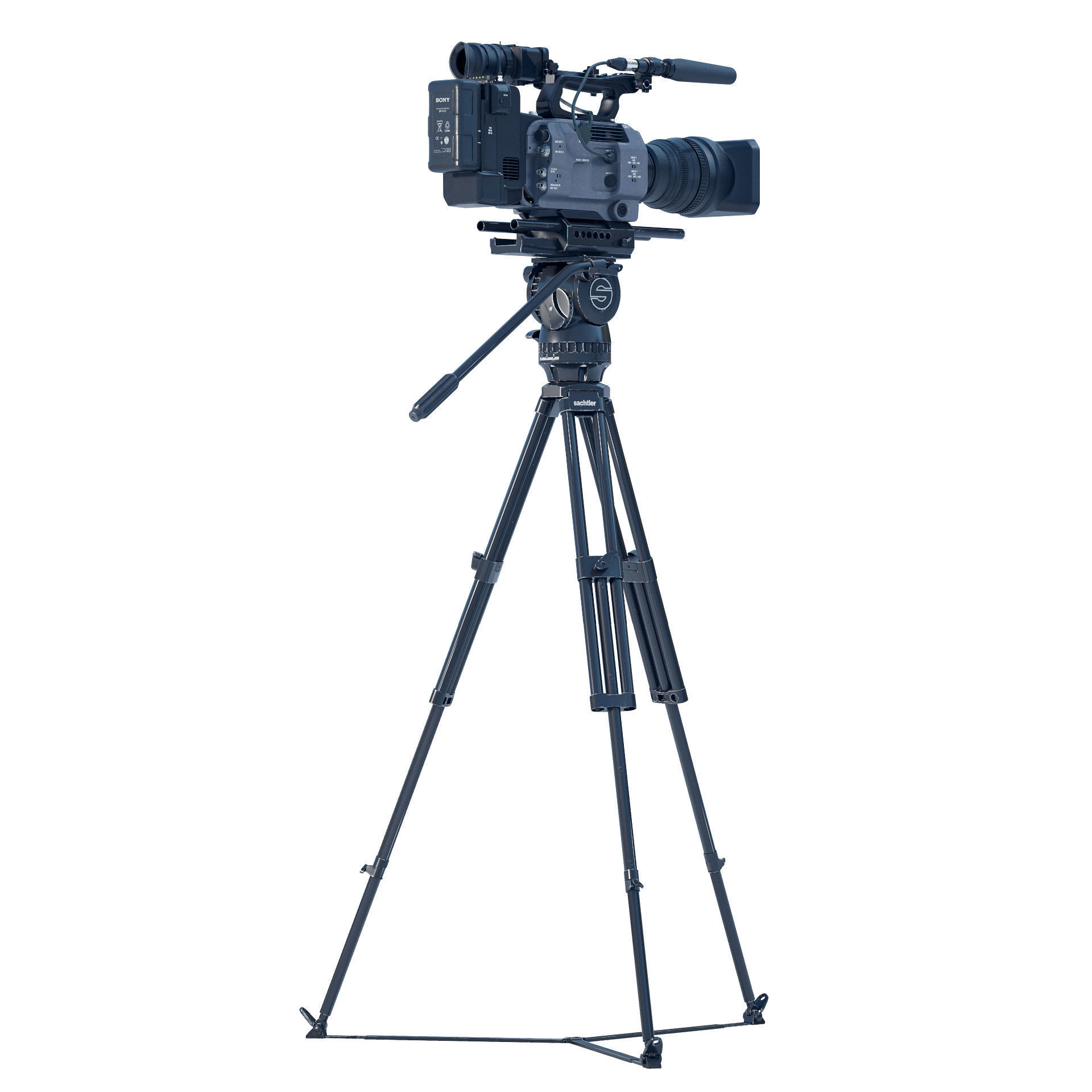 SONY Cinema FX9 Camera 3D model_7