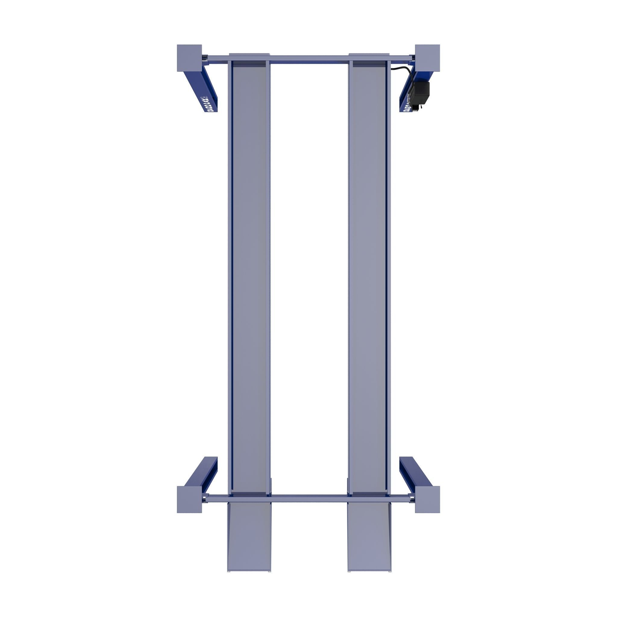 Car Lift Four Post Low-poly 3D model_9