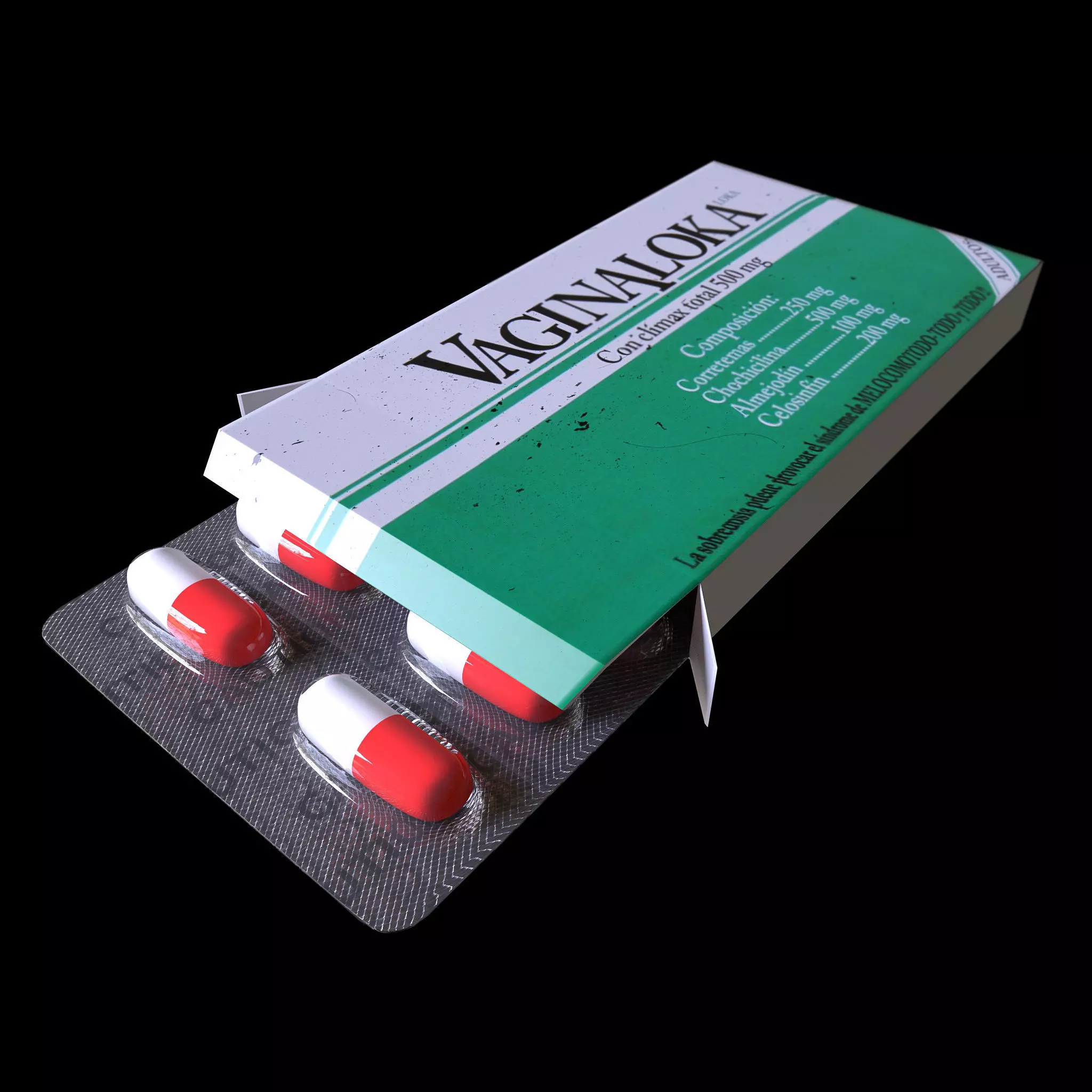 Pills Blister Box 3D model_0