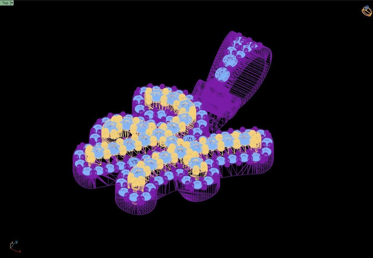 Custom Initial H Letter Diamond Pendant A to Z Alphabet Necklace 3D print model_14