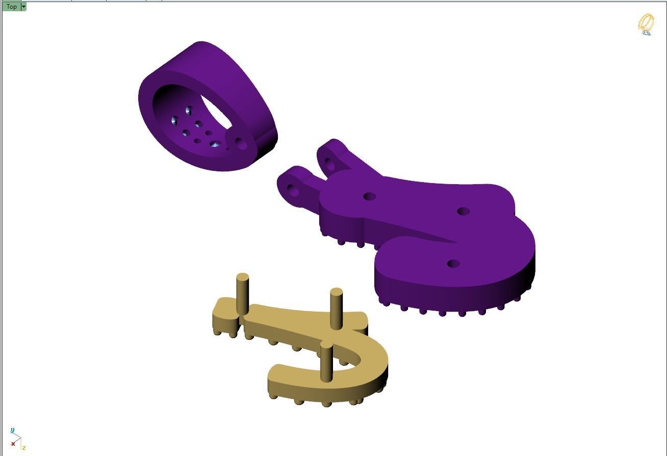 Custom Initial I Letter Diamond Pendant A to Z Alphabet Necklace 3D print model_12