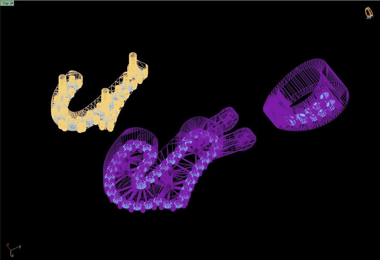 Custom Initial I Letter Diamond Pendant A to Z Alphabet Necklace 3D print model_16