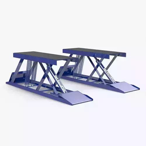 Car Lift Low-poly 3D model