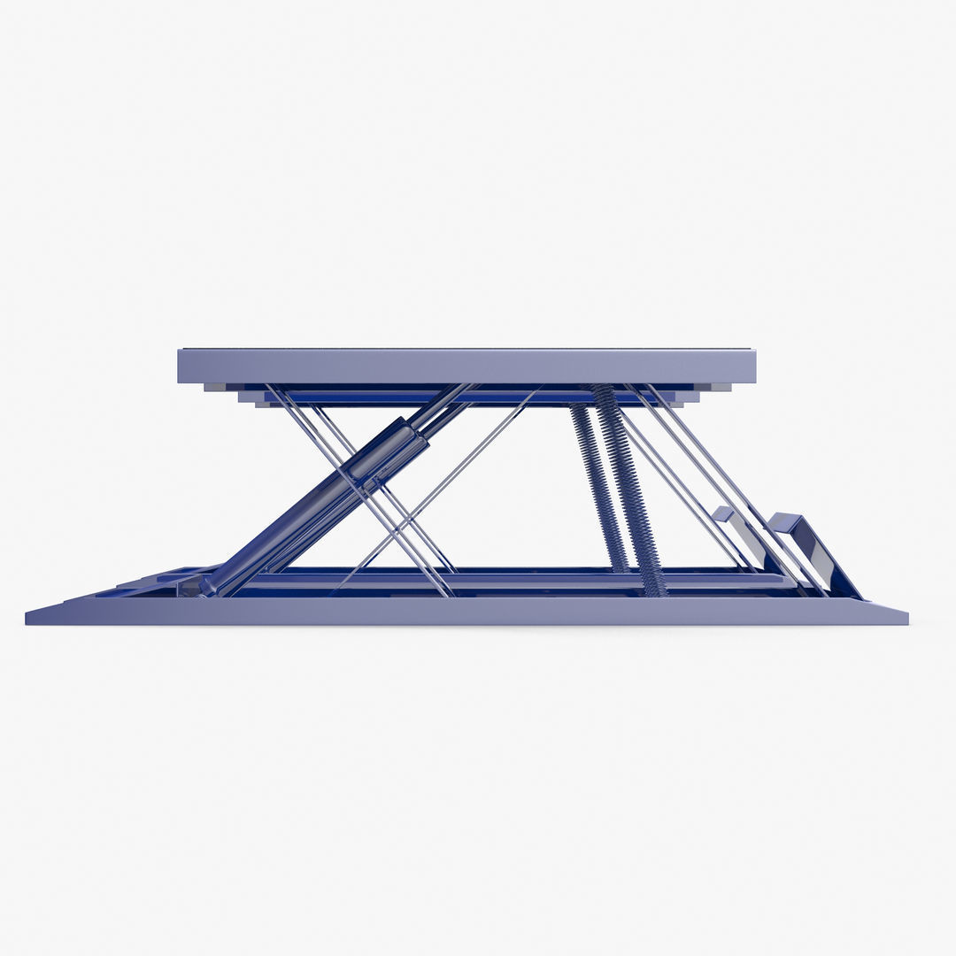 Car Lift Low-poly 3D model_5