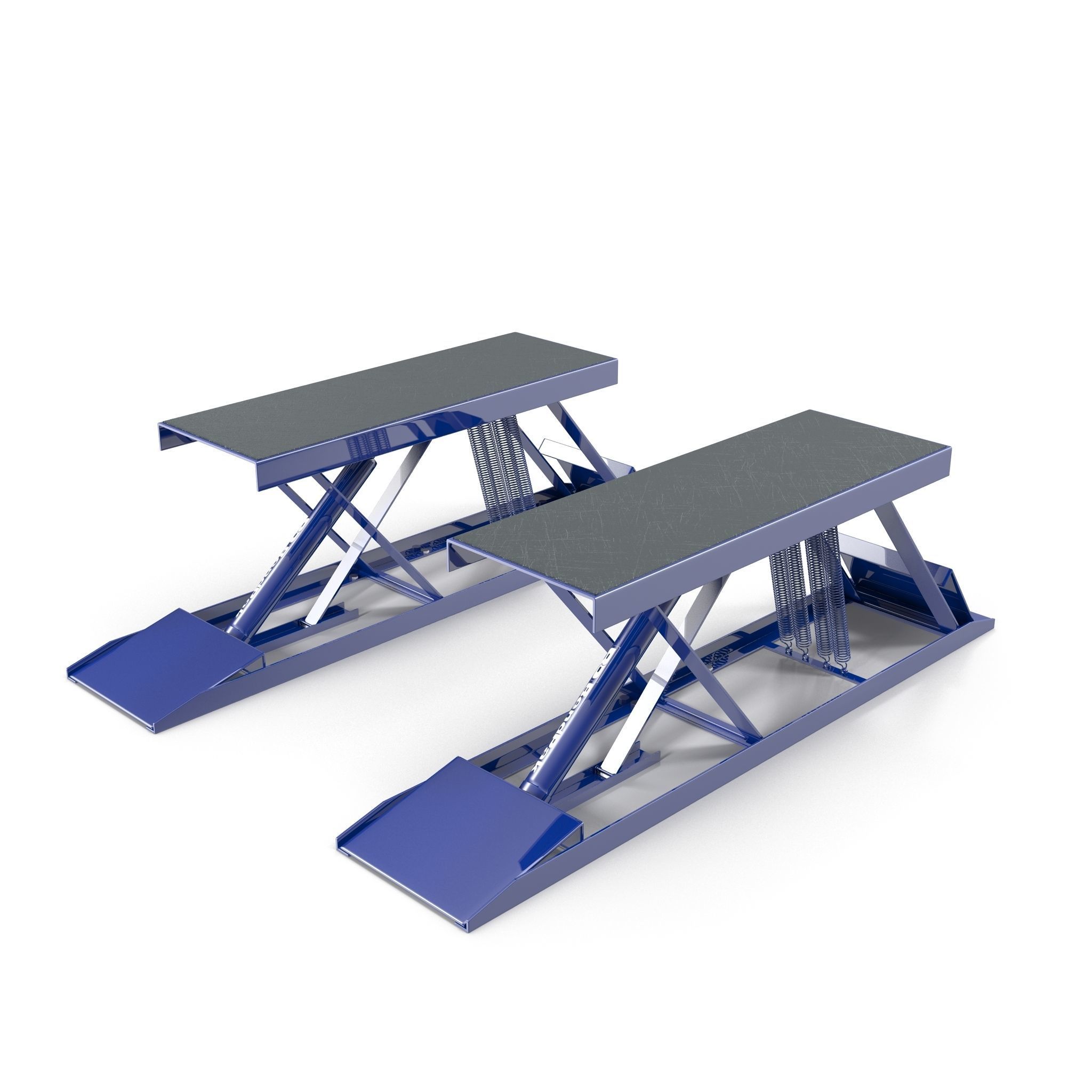 Car Lift Low-poly 3D model_8