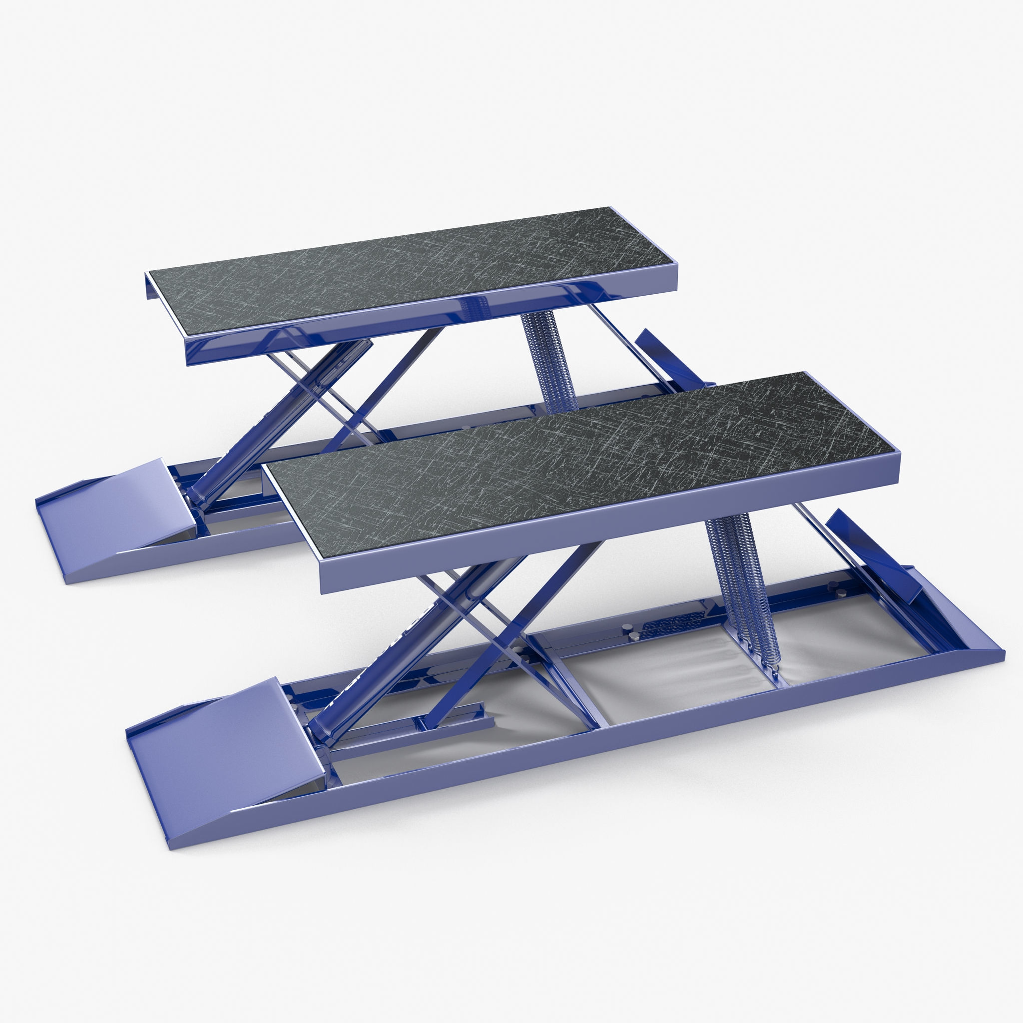 Car Lift Low-poly 3D model_2