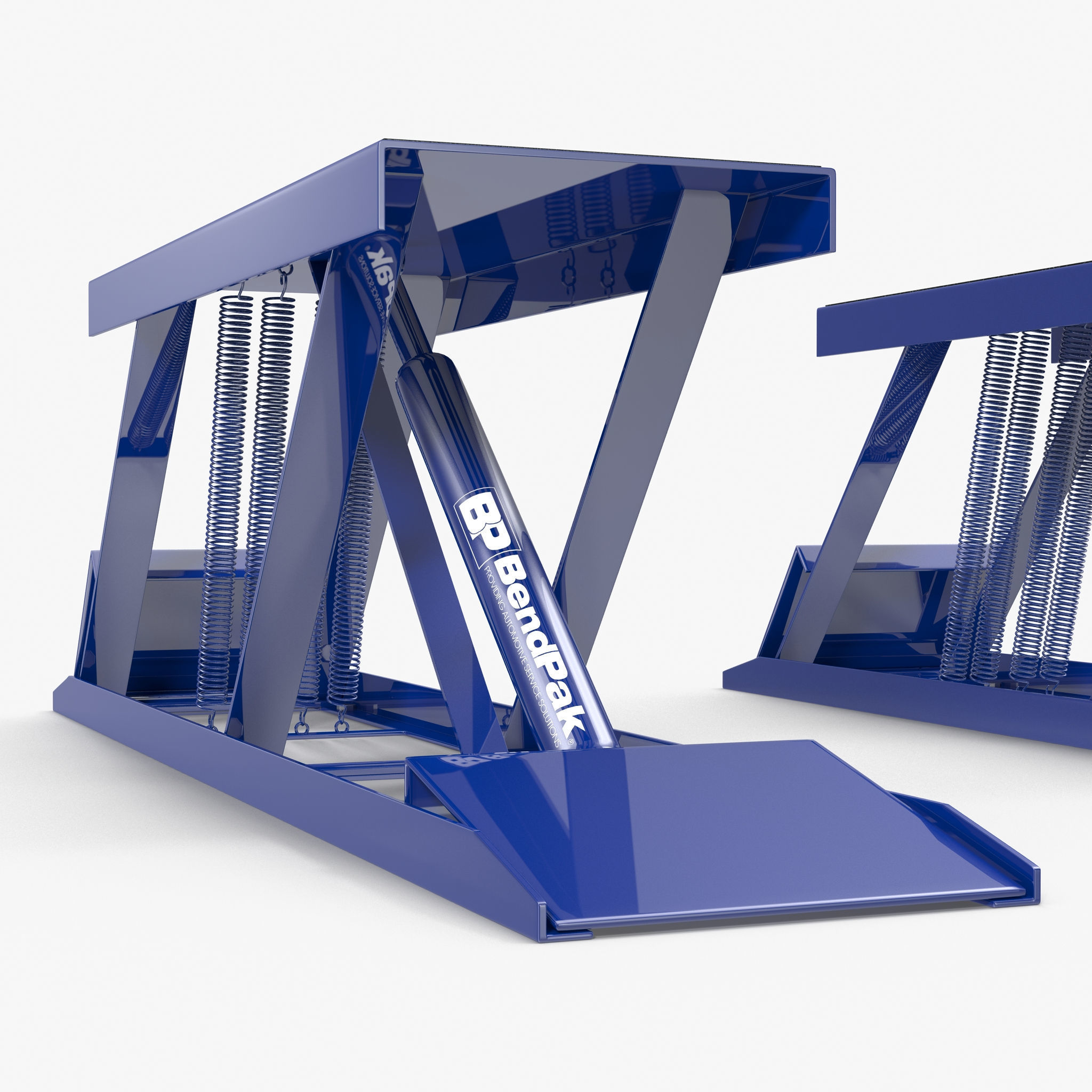 Car Lift Low-poly 3D model_1