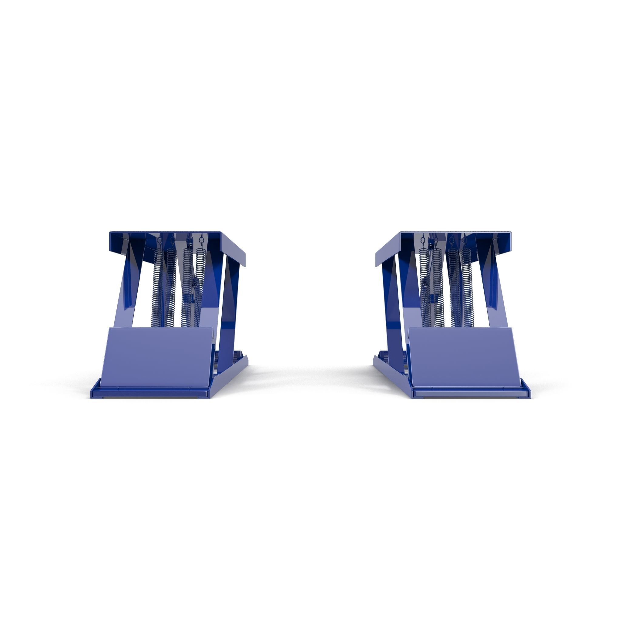 Car Lift Low-poly 3D model_12