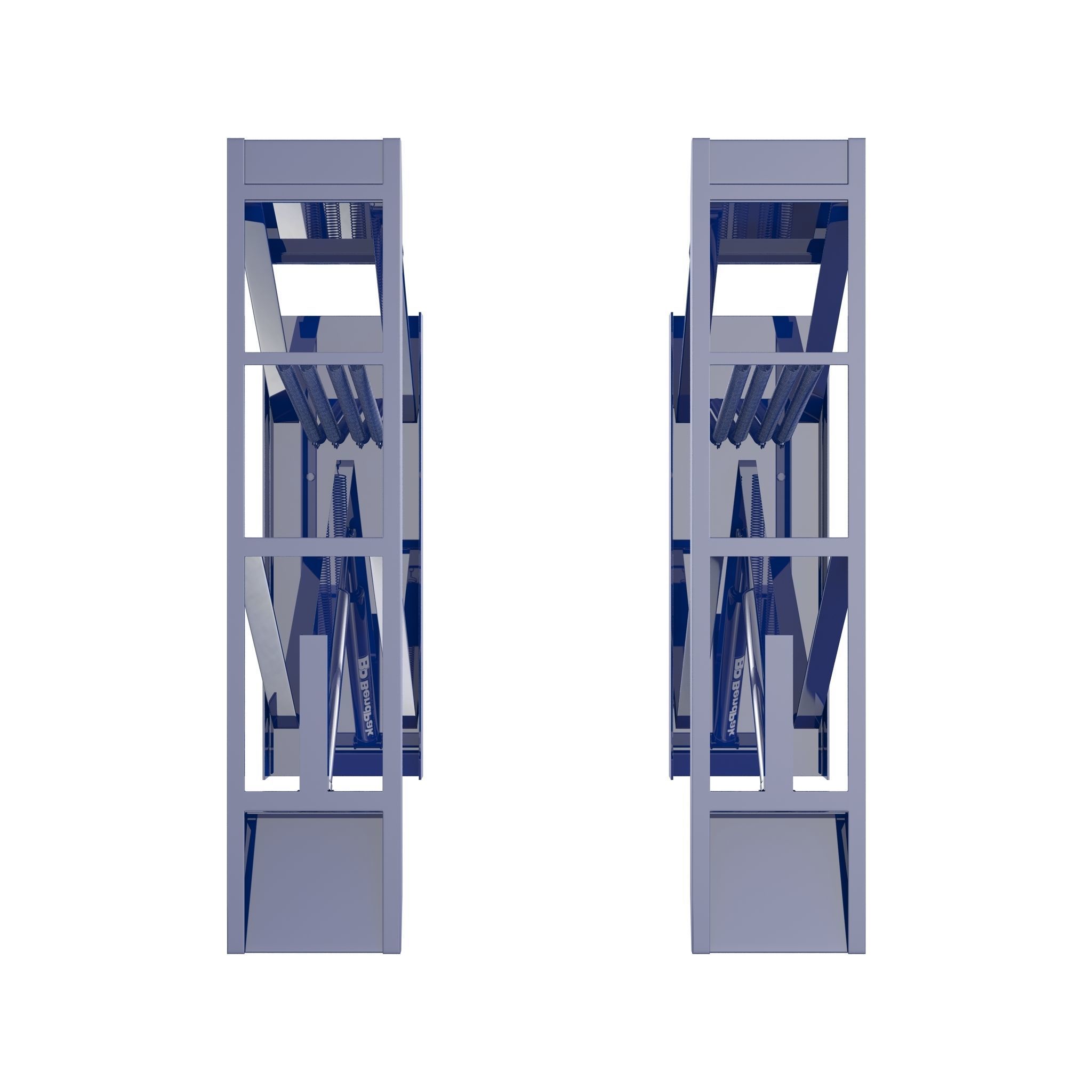 Car Lift Low-poly 3D model_14