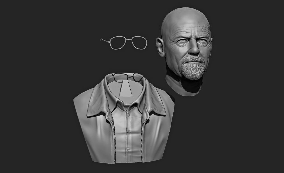 Walter White Breaking Bad 3D print model_1