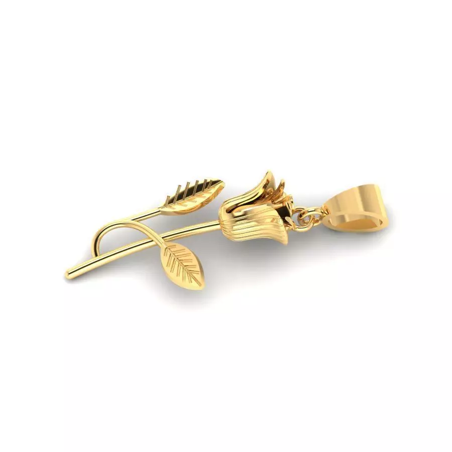 Golden Blossom  3D print model_1