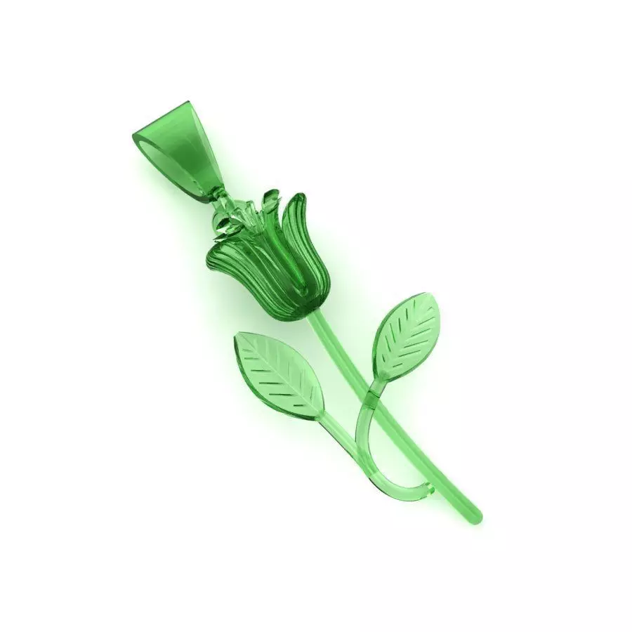 Golden Blossom  3D print model_8