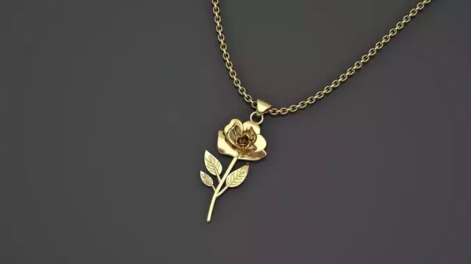 1 roze pendant 3D print model