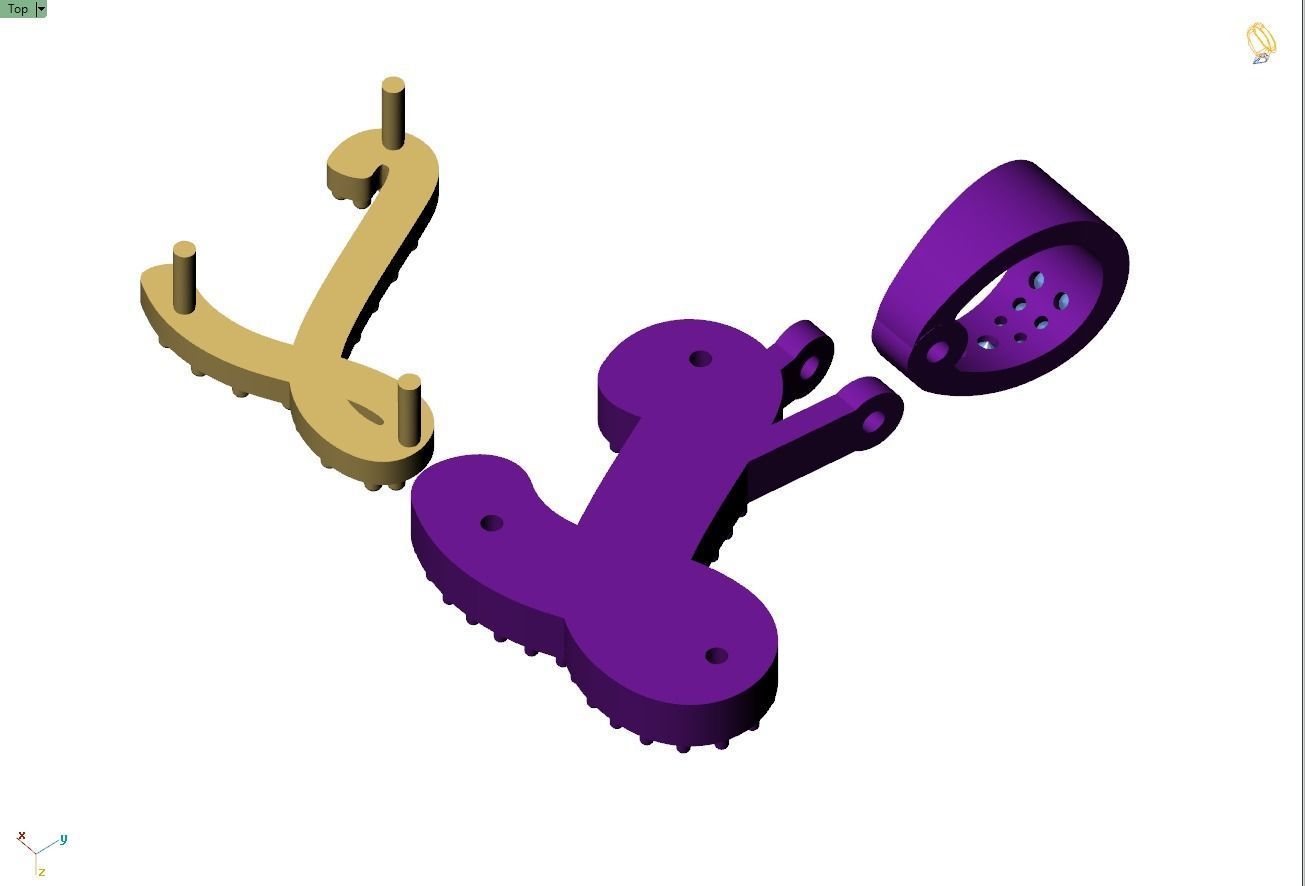 Custom Initial L Letter Diamond Pendant A to Z Alphabet Necklace 3D print model_13