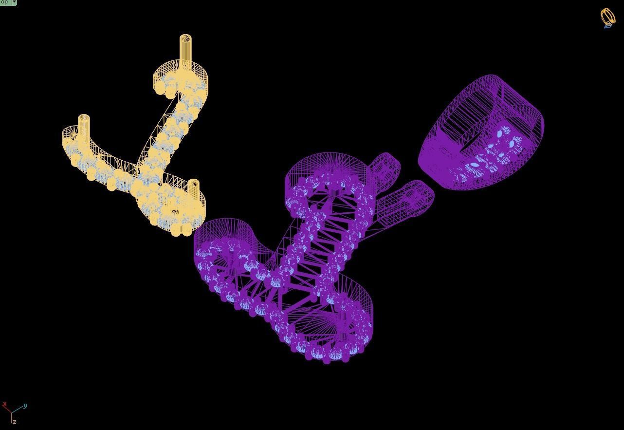 Custom Initial L Letter Diamond Pendant A to Z Alphabet Necklace 3D print model_16