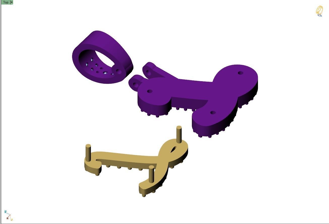 Custom Initial L Letter Diamond Pendant A to Z Alphabet Necklace 3D print model_12