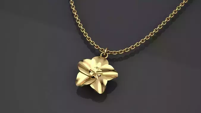 1 flowe pendant