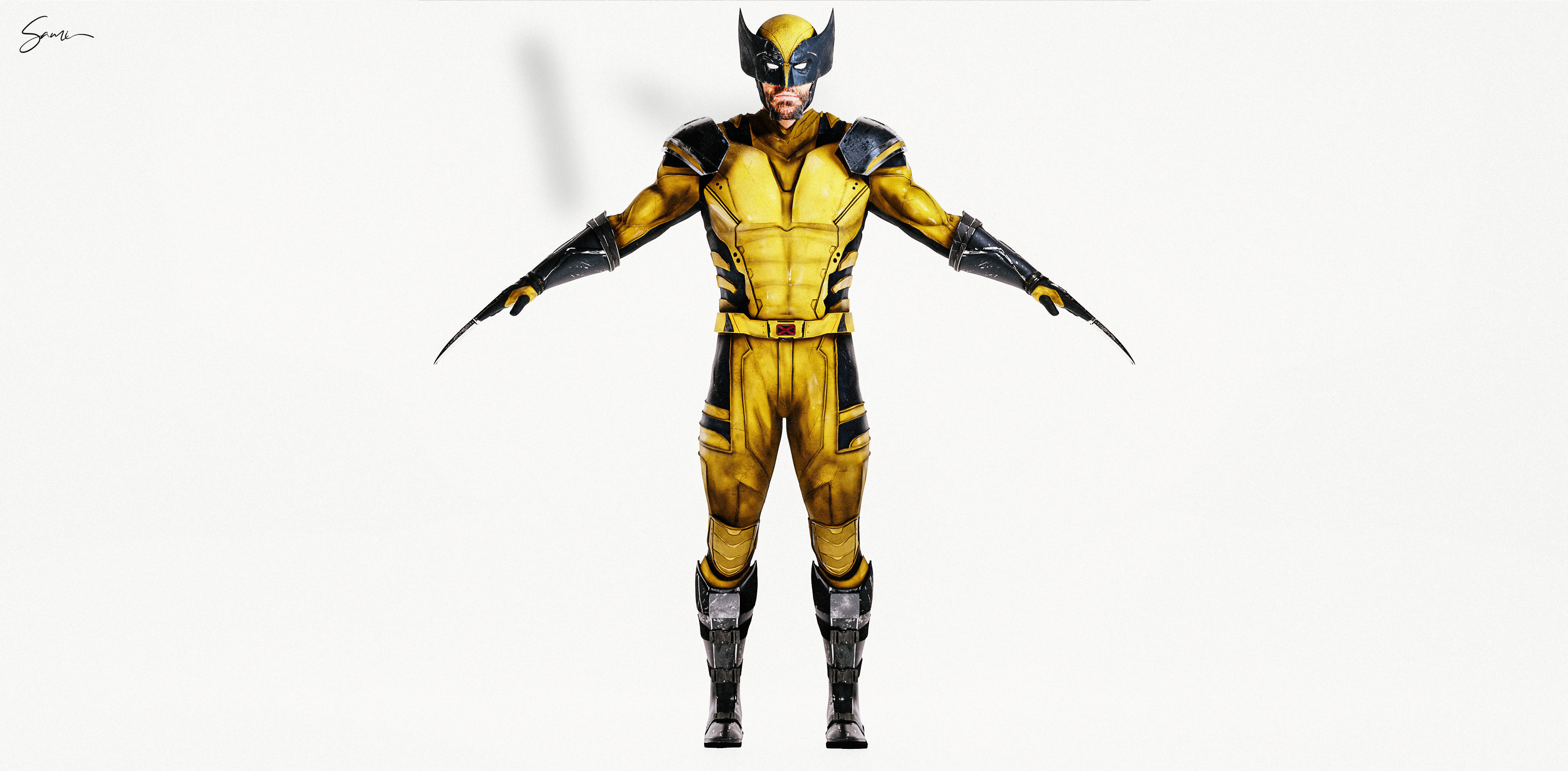 Wolverine 3D model_9