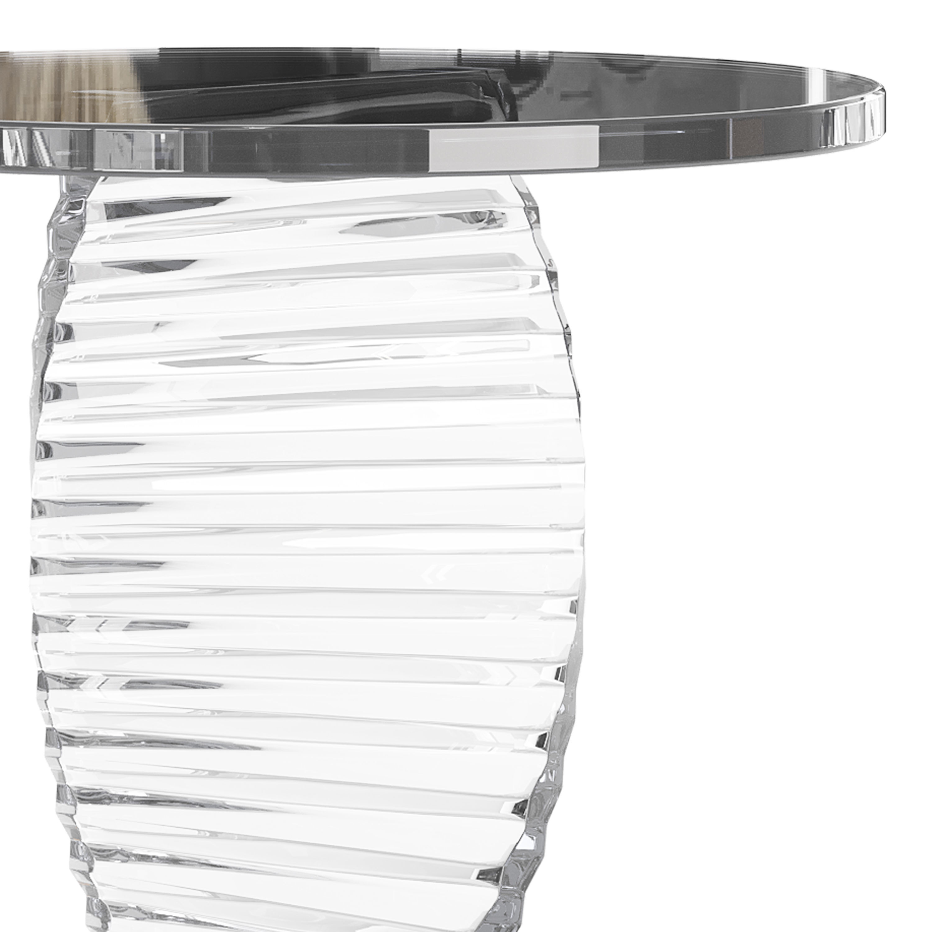 Simple Swirl Side Table 3D model_15