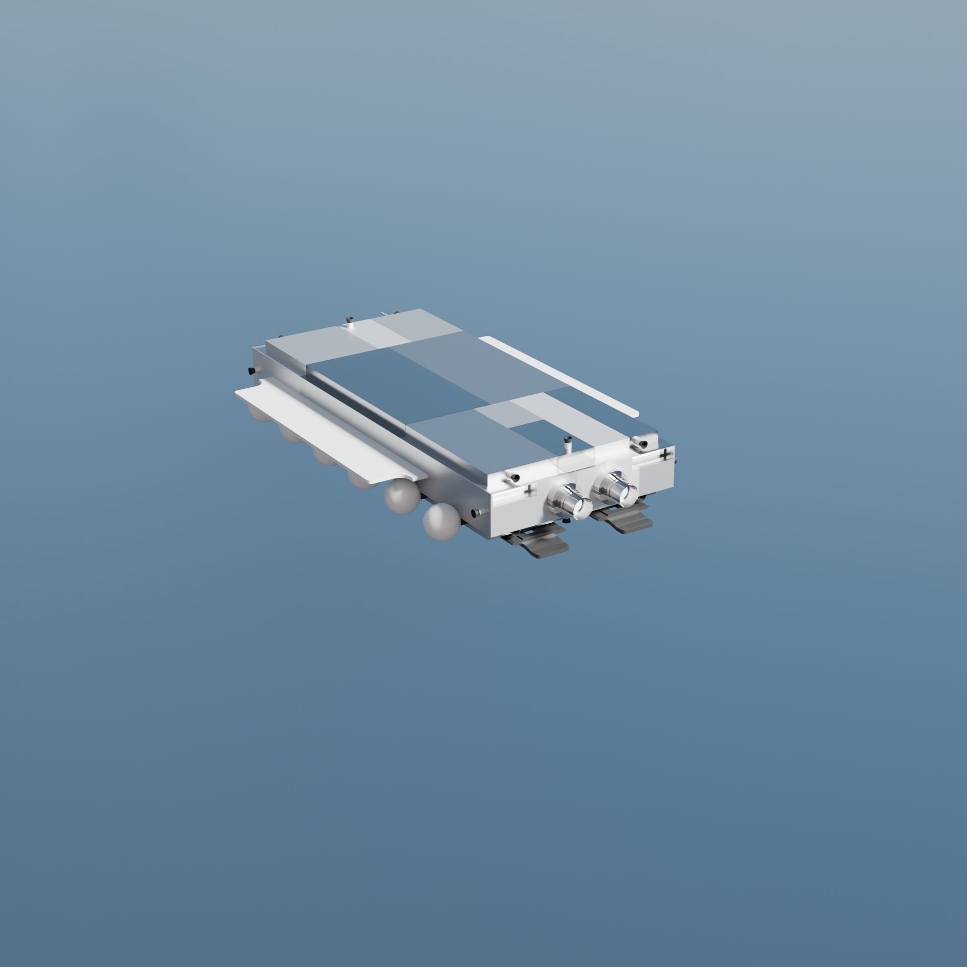 Drone Pack Low-poly 3D model_15