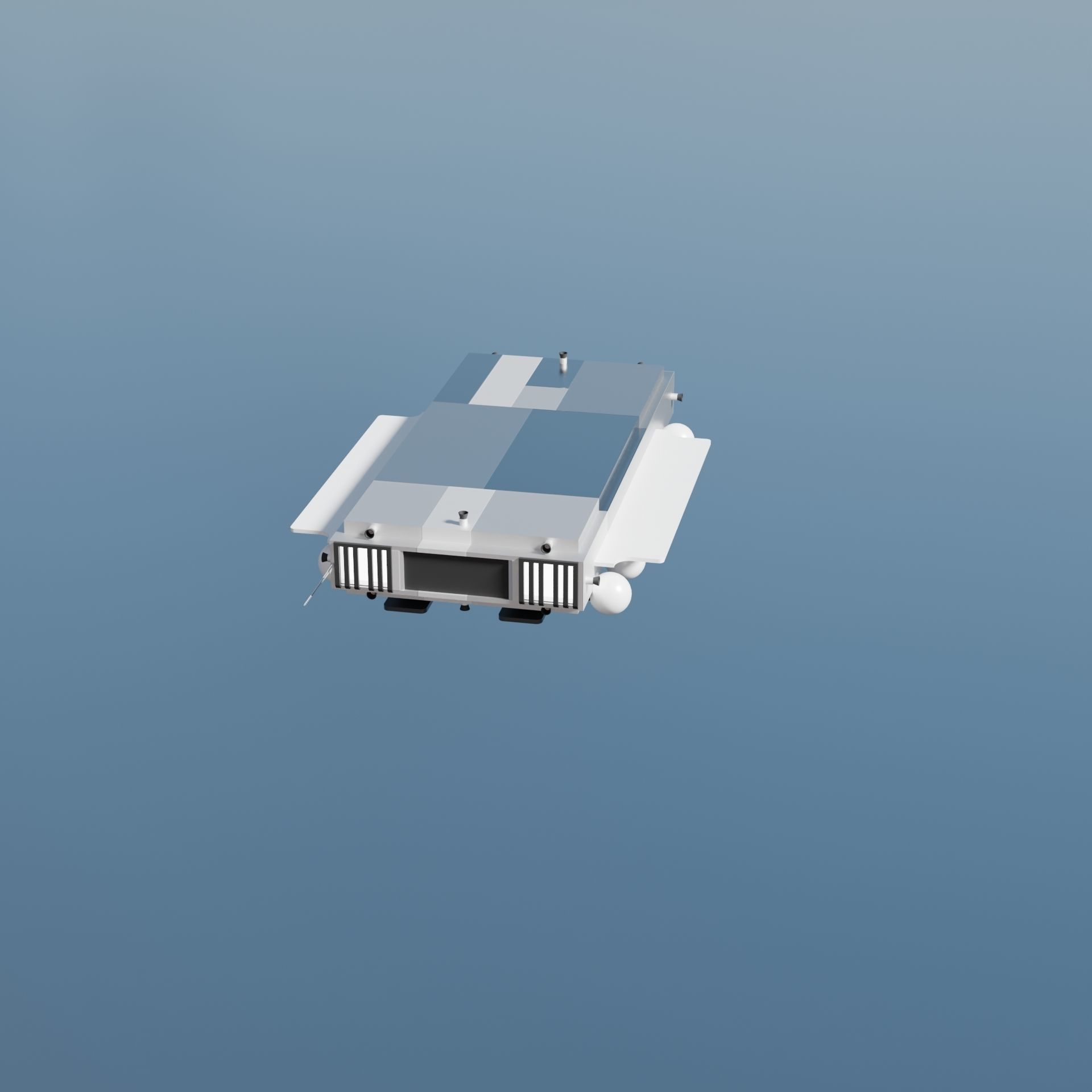 Drone Pack Low-poly 3D model_17