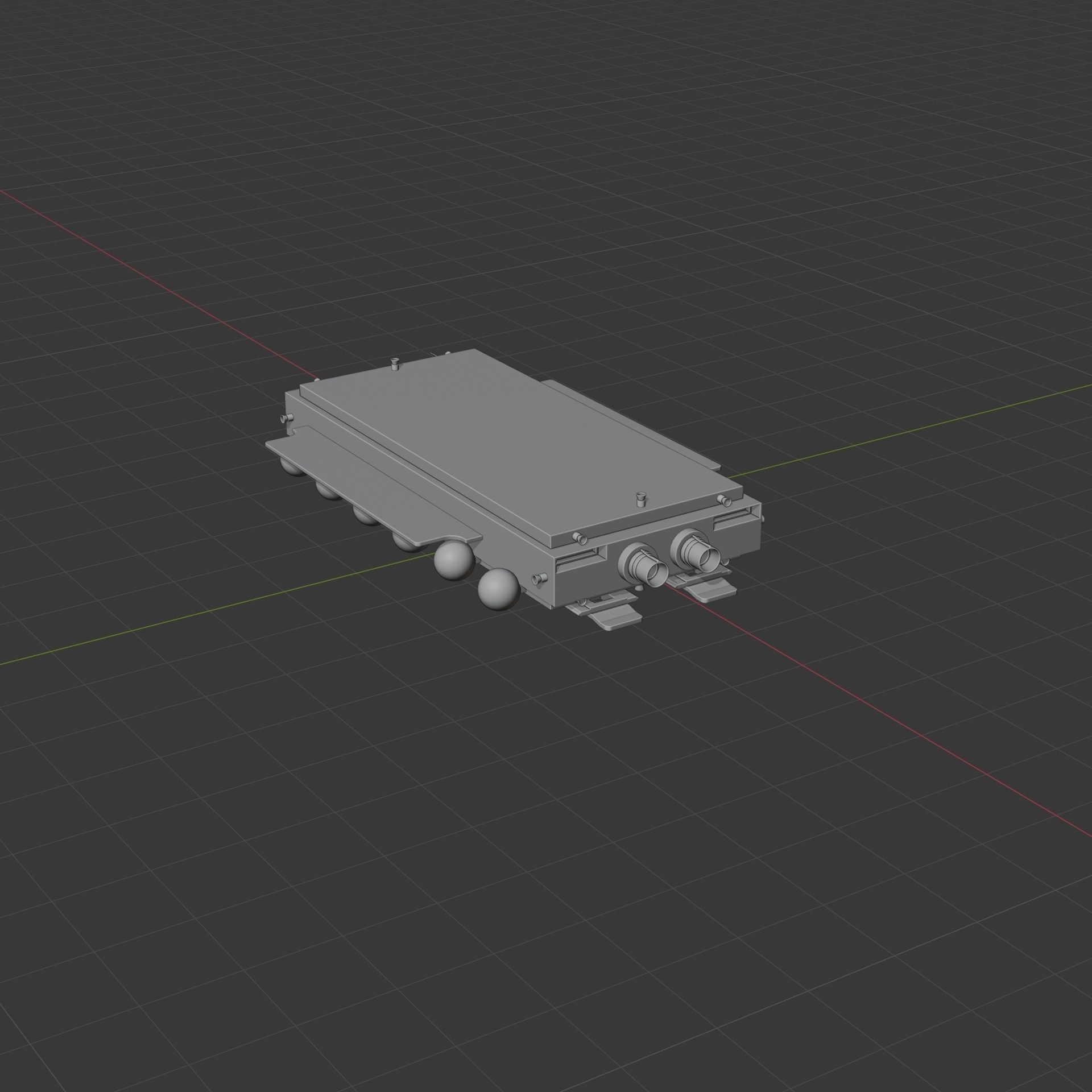 Drone Pack Low-poly 3D model_43