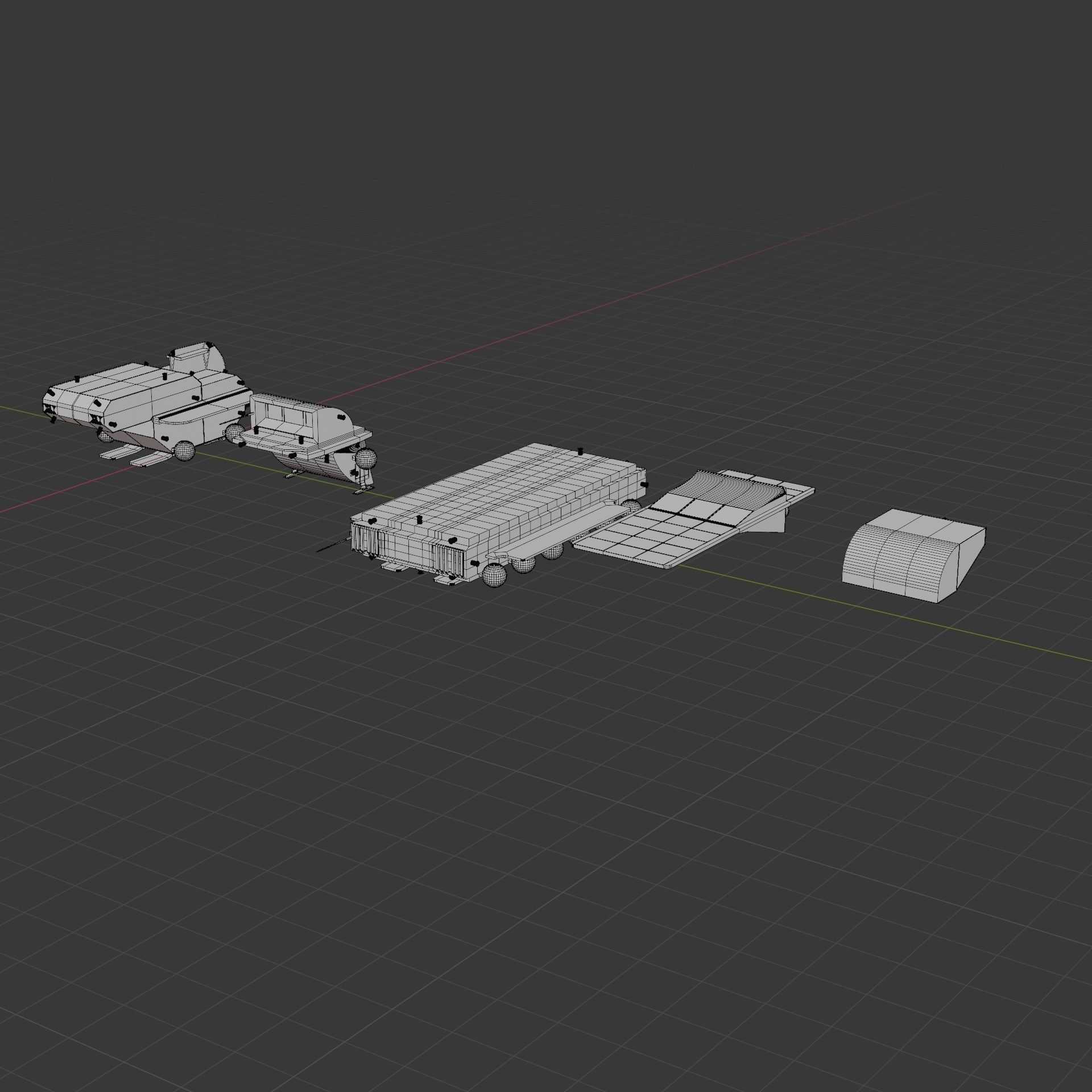 Drone Pack Low-poly 3D model_57