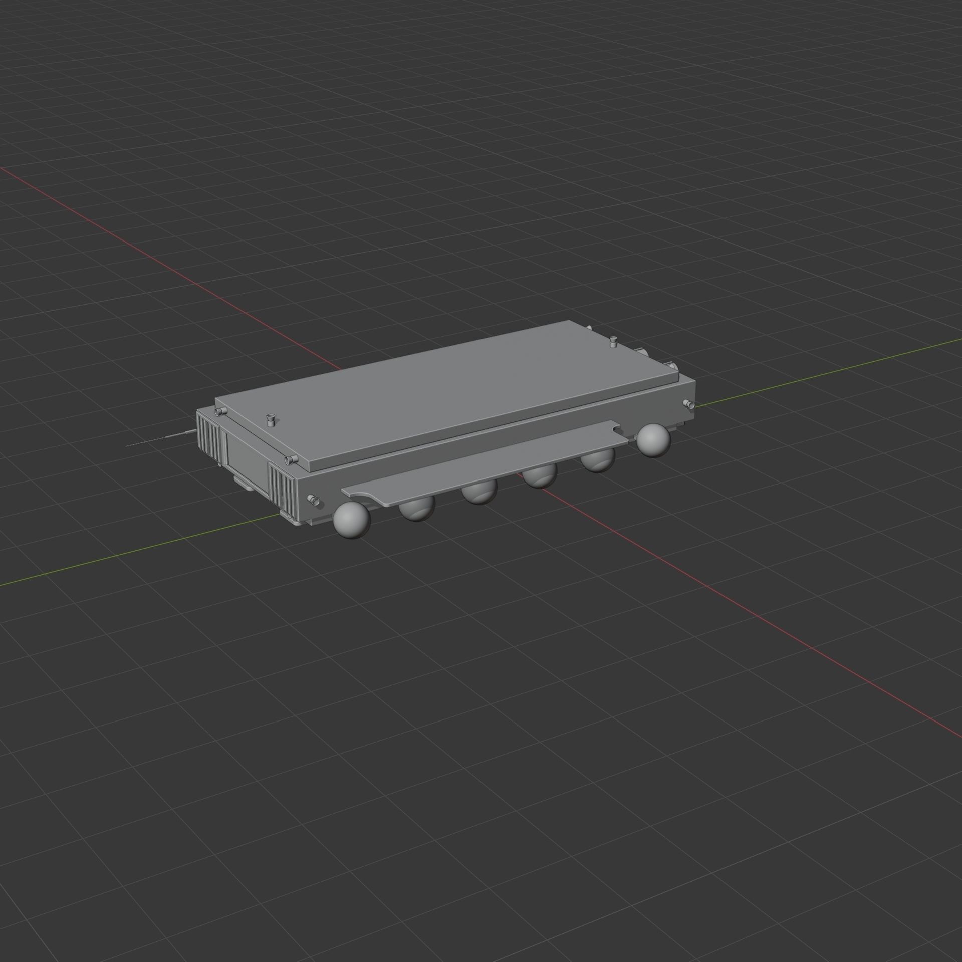 Drone Pack Low-poly 3D model_44