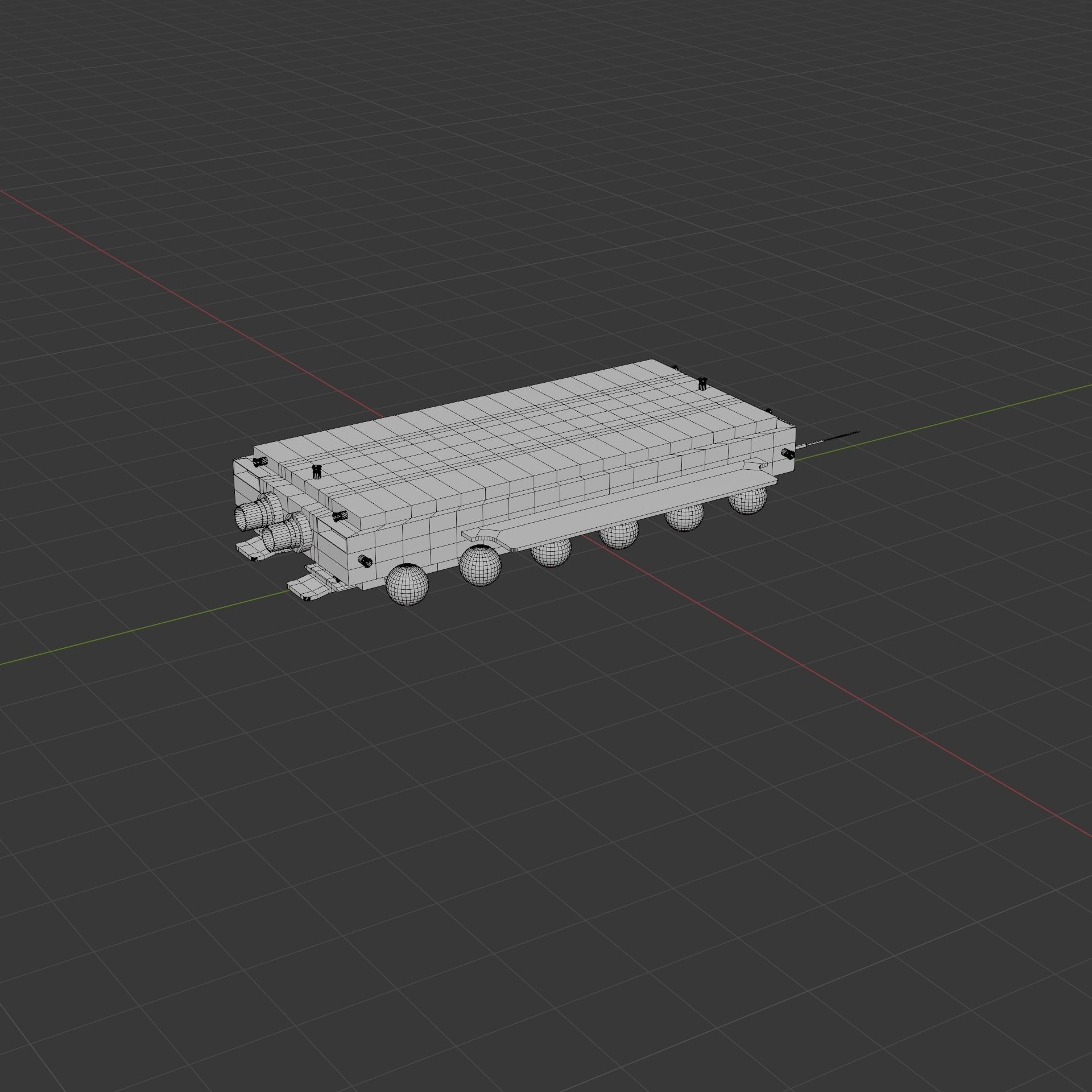 Drone Pack Low-poly 3D model_70