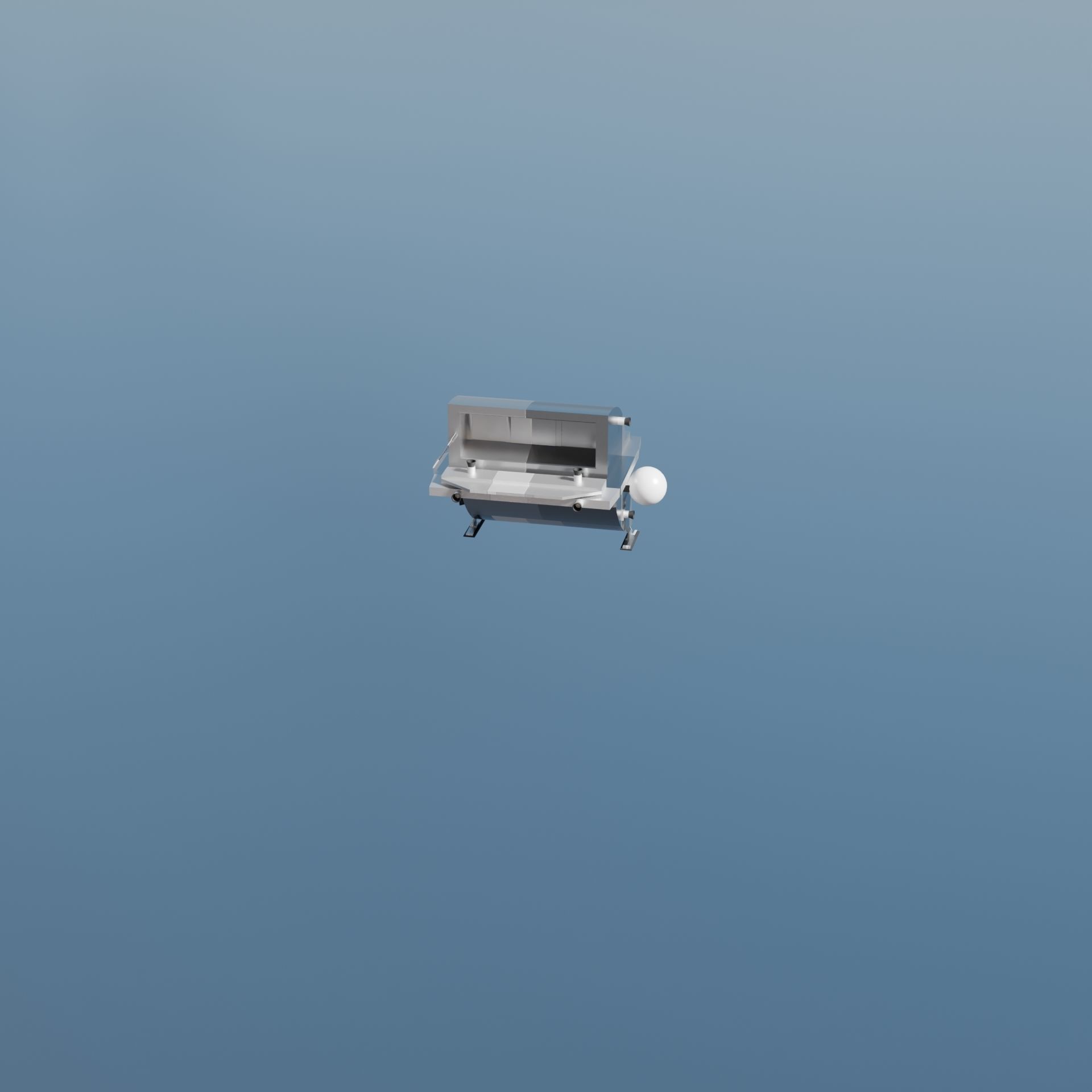 Drone Pack Low-poly 3D model_12