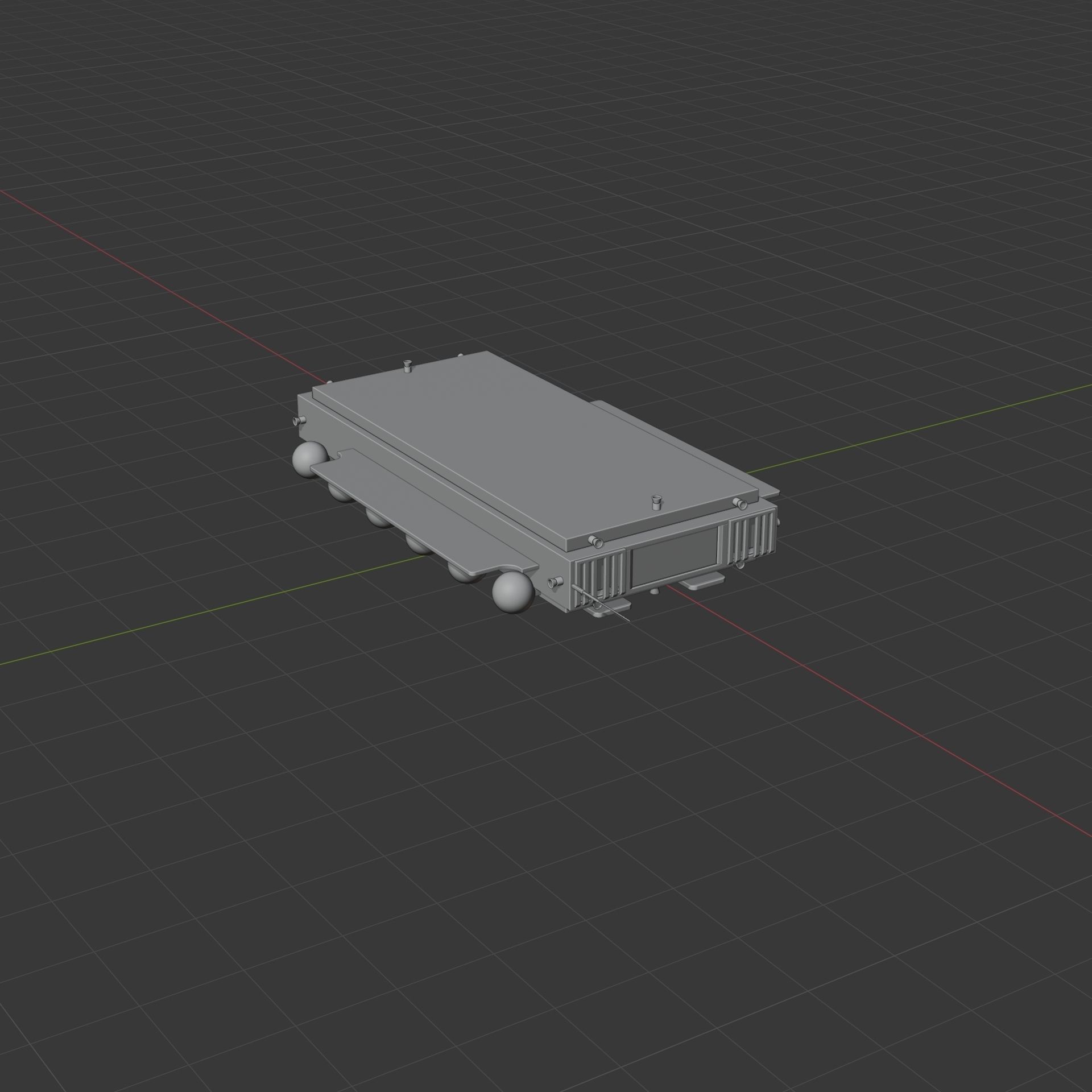 Drone Pack Low-poly 3D model_41