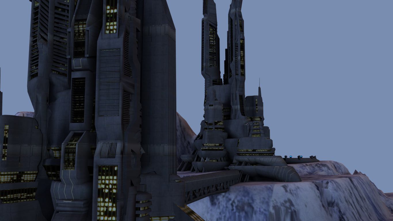 Ice World City 3D model_2