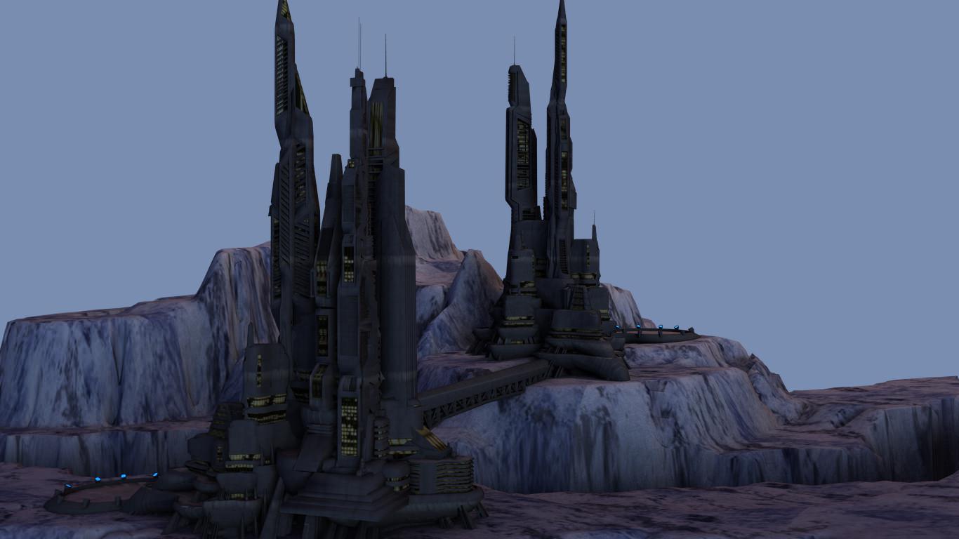 Ice World City 3D model_1