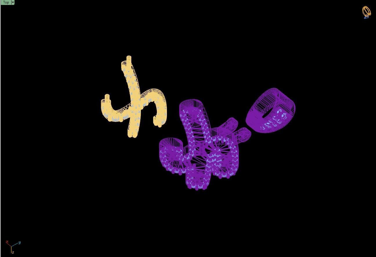 Custom Initial X Letter Diamond Pendant A to Z Alphabet Necklace 3D print model_15