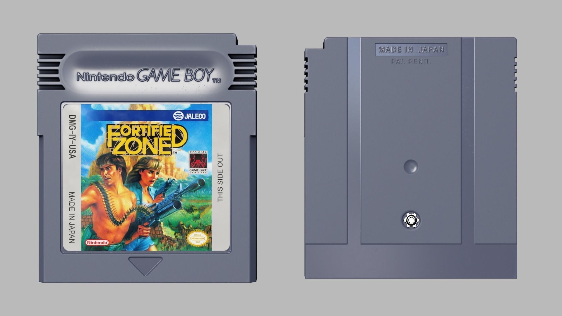 Nintendo Gameboy Cartridges Low-poly 3D model_6