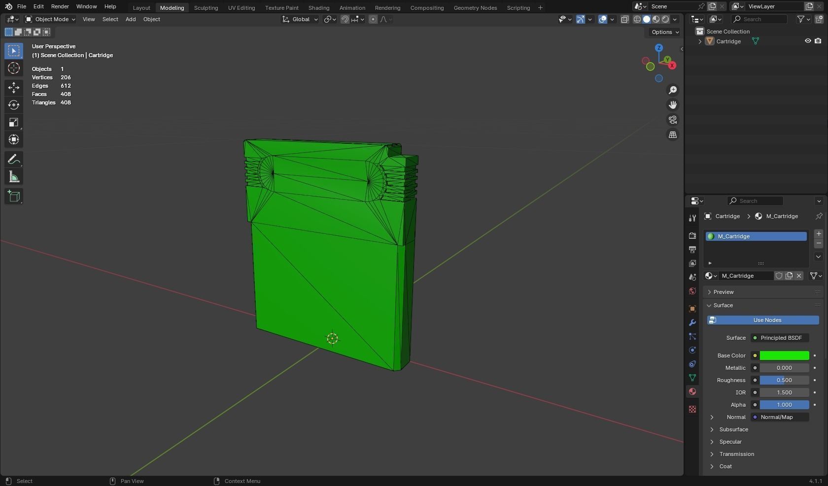 Nintendo Gameboy Cartridges Low-poly 3D model_13