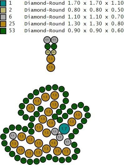 Custom Initial Y Letter Diamond Pendant A to Z Alphabet Necklace 3D print model_18