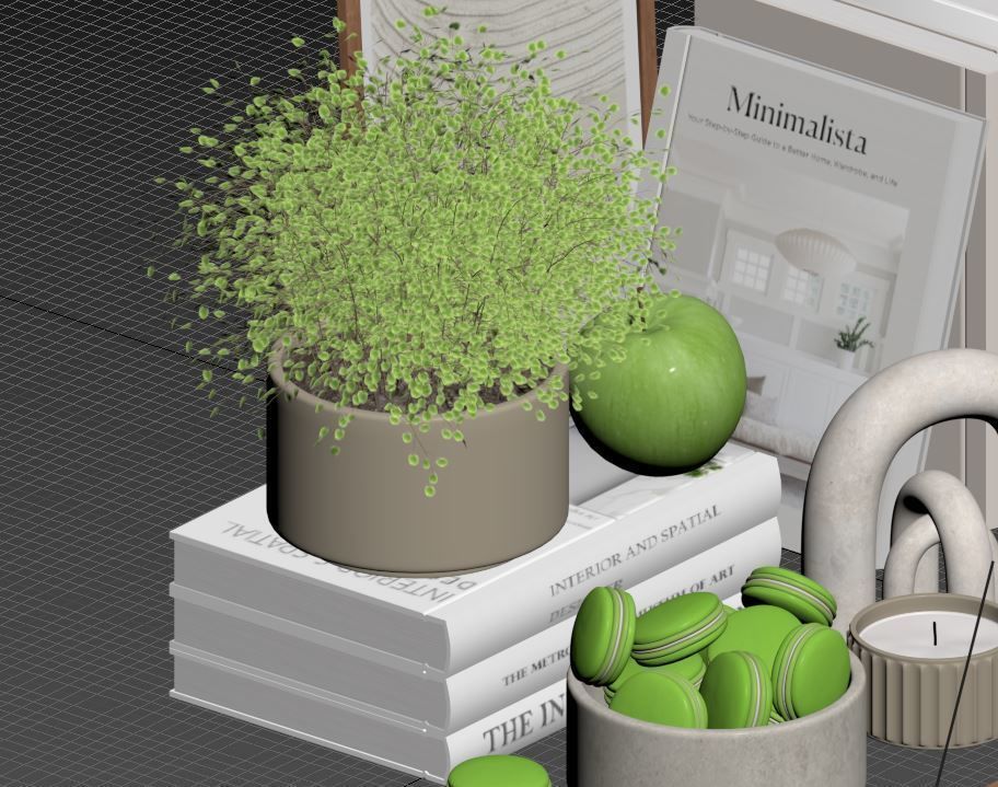 Decorative Set 04 3D model_13