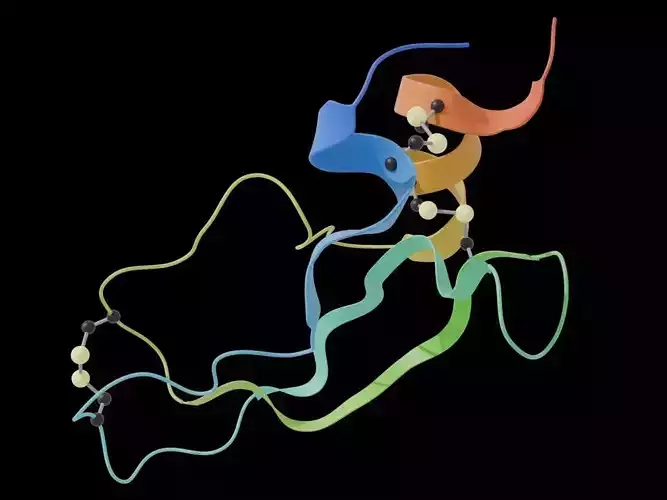 Aprotinin 3D protein model