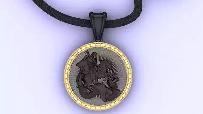 Saint George pendant