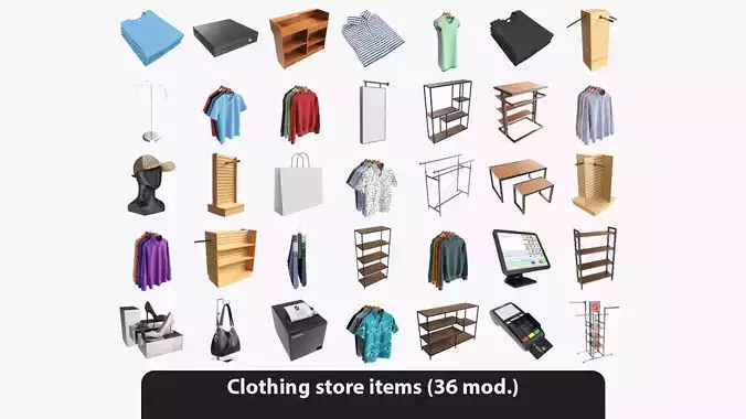 Clothing store items