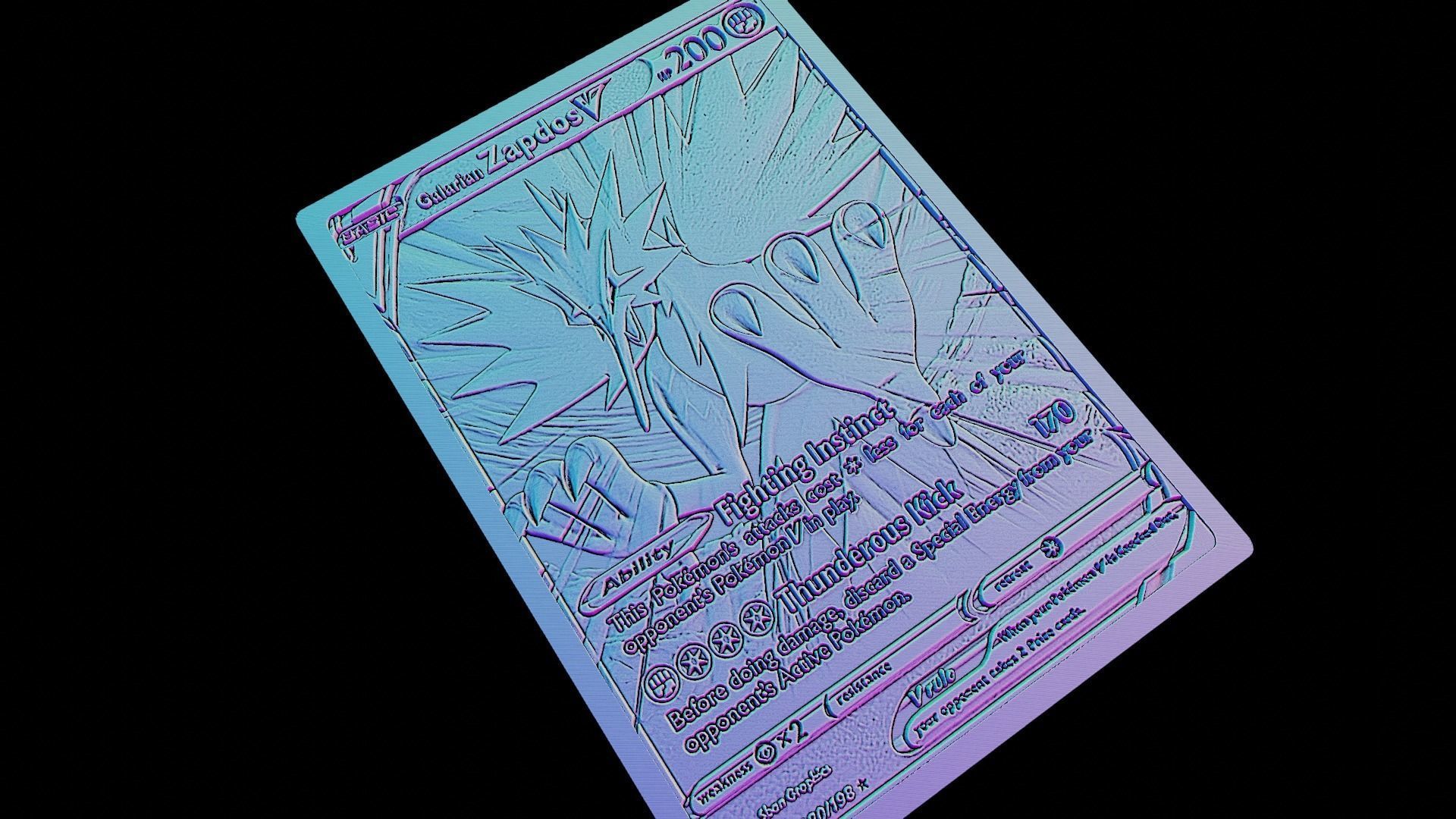 GALARIAN ZAPDOS - POKEMON 3D print model_3