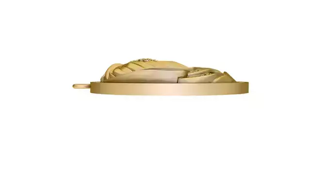 Lion Pendant 3D model