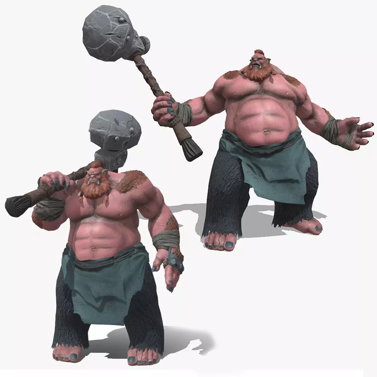 Giant Low-poly 3D model_0