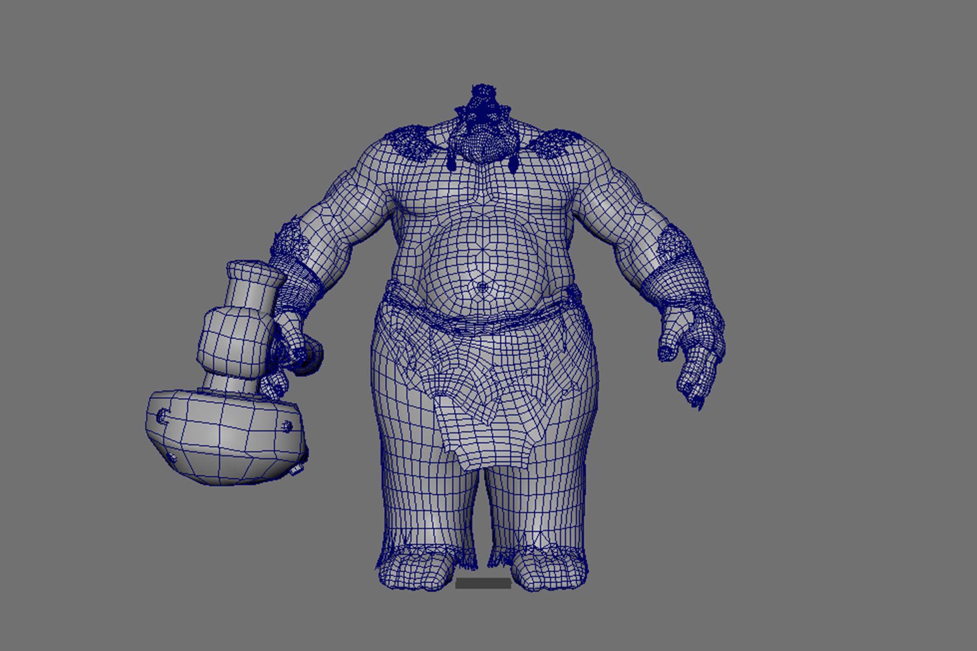 Giant Low-poly 3D model_6