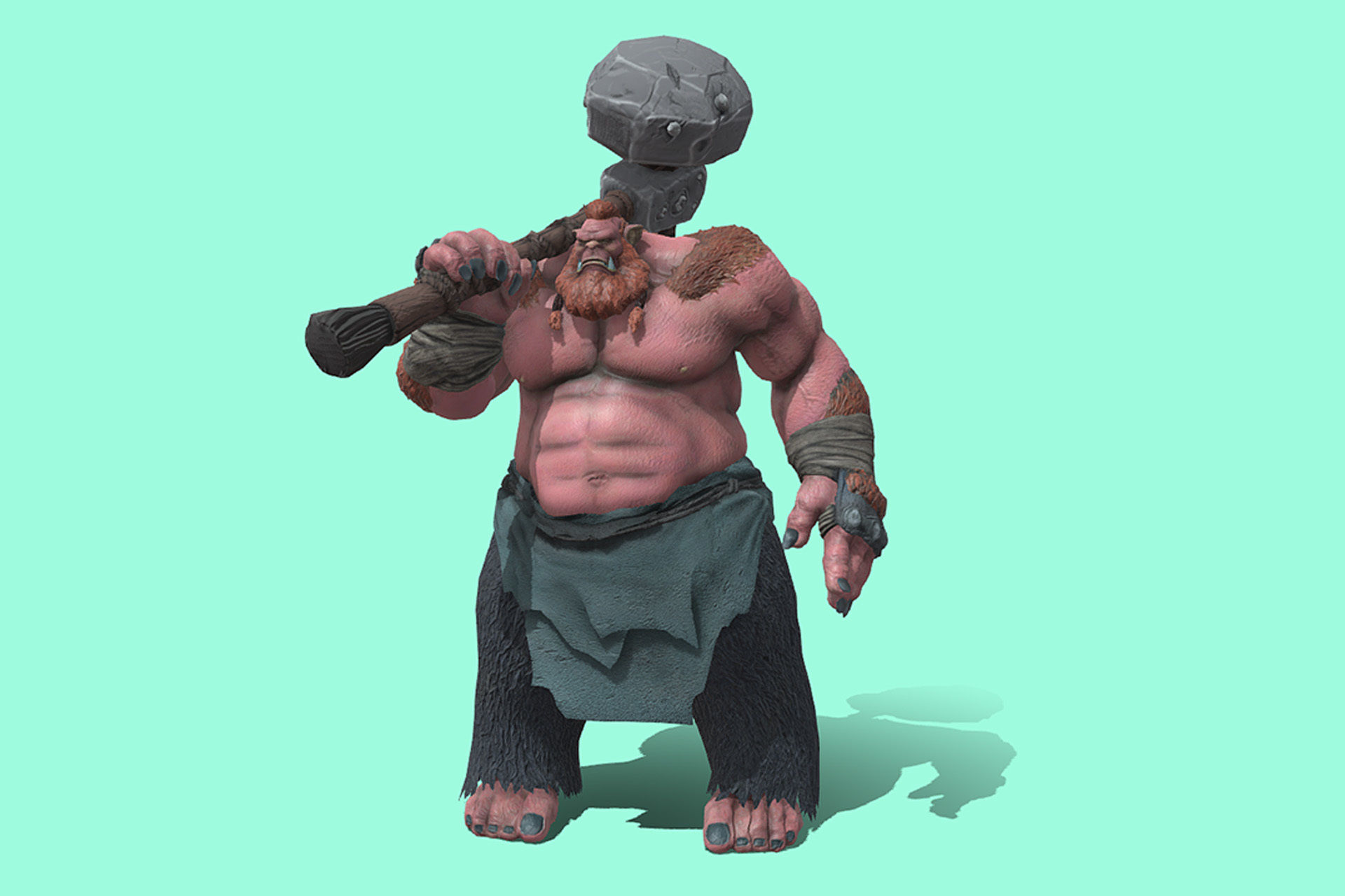 Giant Low-poly 3D model_5
